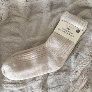 Indigo Reading Socks - Cozy and Lovely!